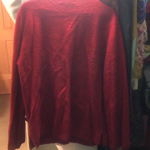 Vintage Cambridge Classics, wool cardigan sweater with metal closures, pockets - Picture 10 of 13